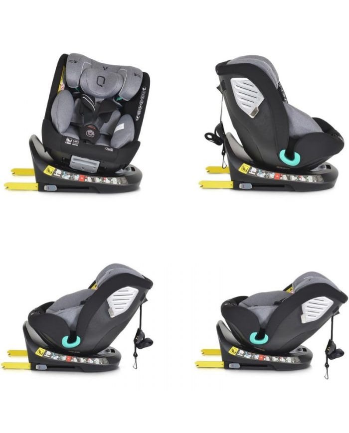 Moni Seggiolino Auto i-Size Quill Grey