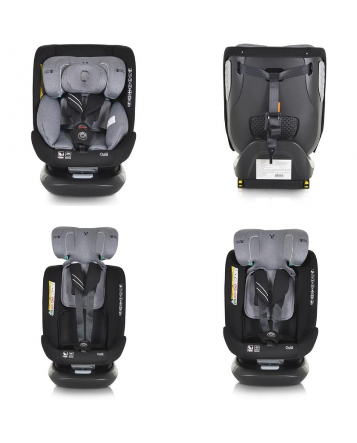 Moni Seggiolino Auto i-Size Quill Grey