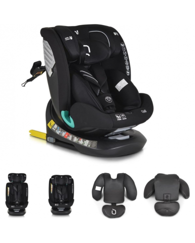 Moni Seggiolino Auto i-Size Quill Black