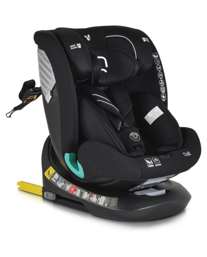 Moni Seggiolino Auto i-Size Quill Black