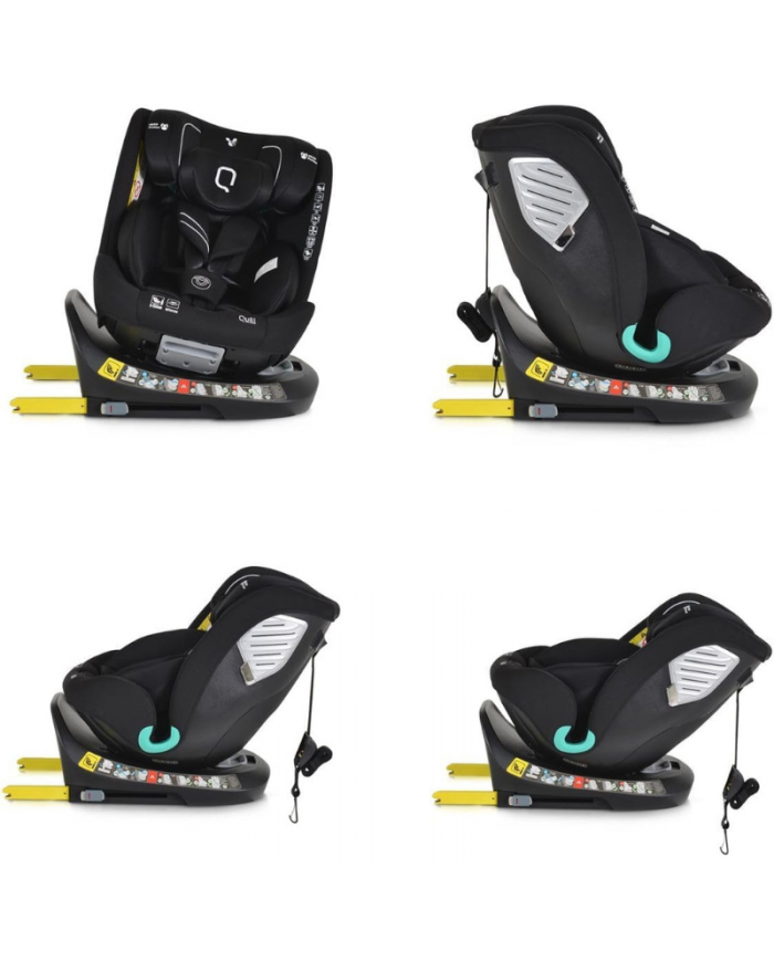 Moni Seggiolino Auto i-Size Quill Black