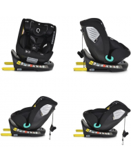 Moni Seggiolino Auto i-Size Quill Black