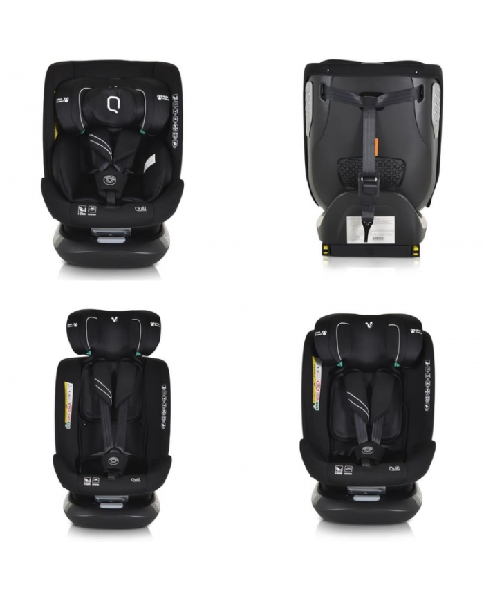 Moni Seggiolino Auto i-Size Quill Black