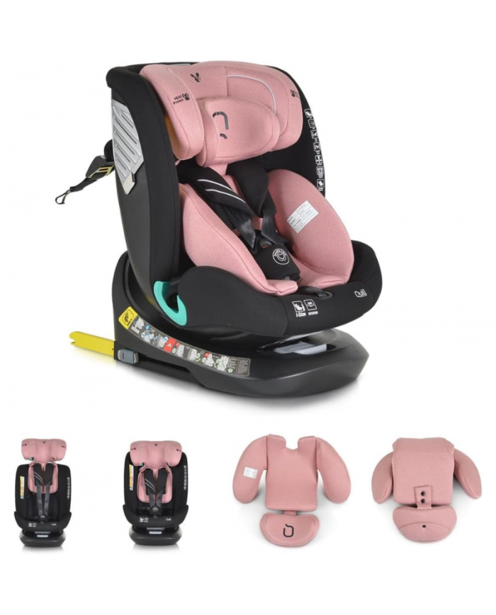 Moni Seggiolino Auto i-Size Quill Pink