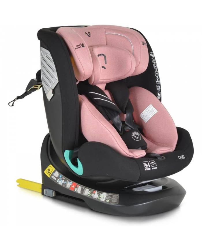 Moni Seggiolino Auto i-Size Quill Pink