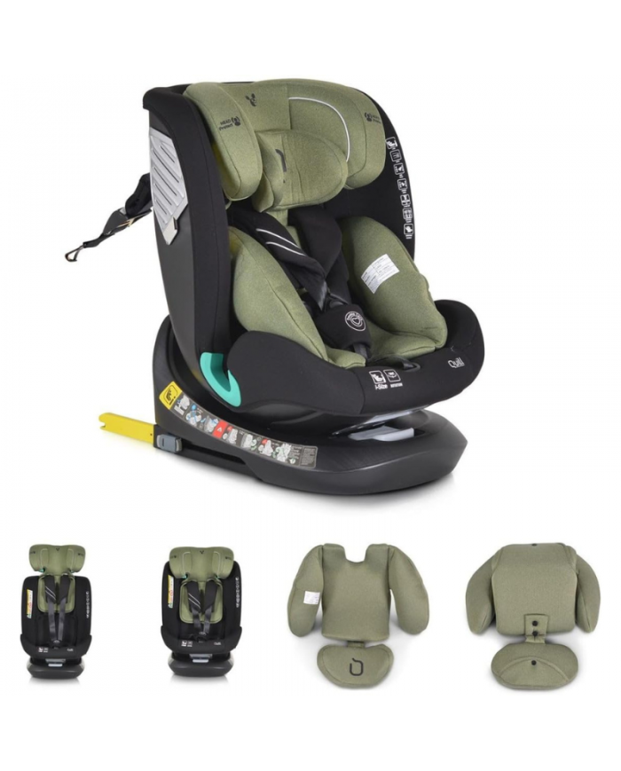 Moni Seggiolino Auto i-Size Quill Green