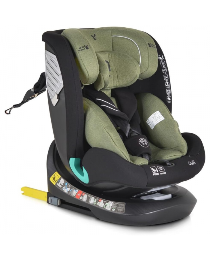 Moni Seggiolino Auto i-Size Quill Green