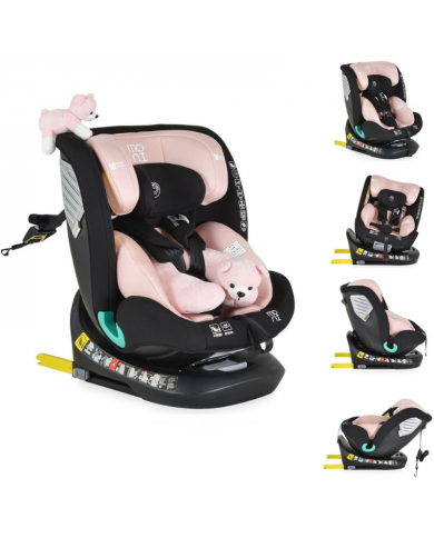 Moni Seggiolino Auto i-Size Serengeti Pink