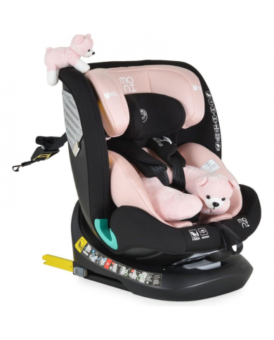 Moni Seggiolino Auto i-Size Serengeti Pink