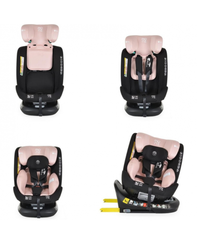 Moni Seggiolino Auto i-Size Serengeti Pink