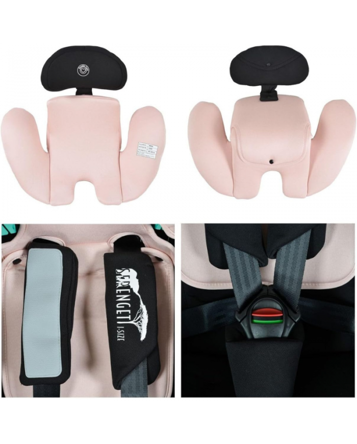 Moni Seggiolino Auto i-Size Serengeti Pink
