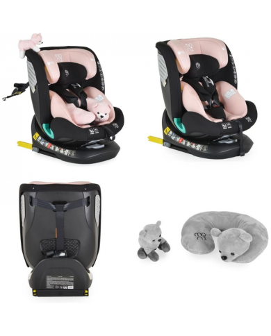 Moni Seggiolino Auto i-Size Serengeti Pink