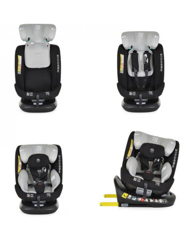 Moni Seggiolino Auto i-Size Serengeti Grey