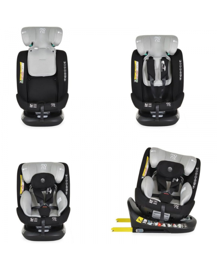 Moni Seggiolino Auto i-Size Serengeti Grey