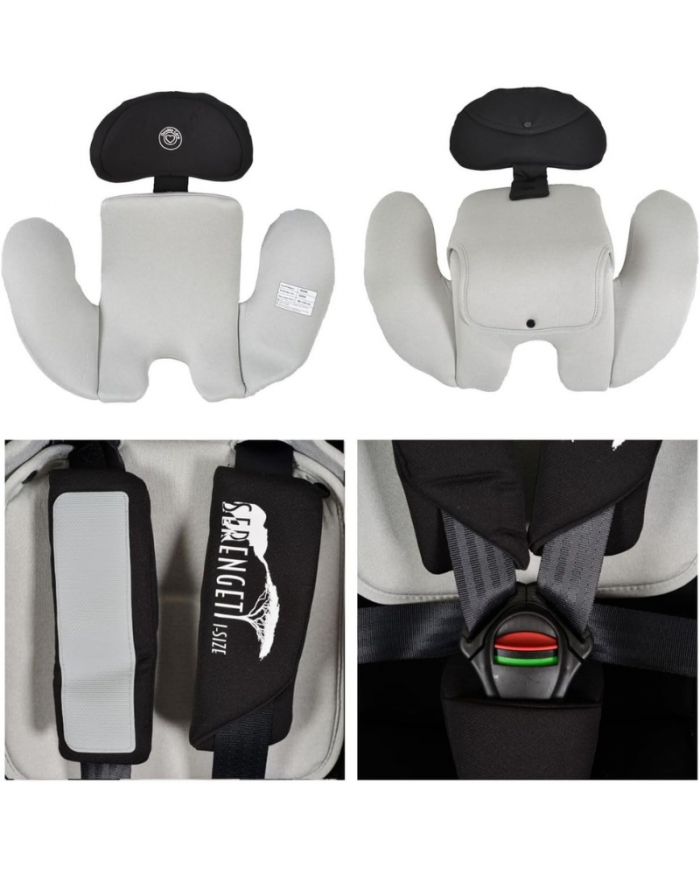 Moni Seggiolino Auto i-Size Serengeti Grey