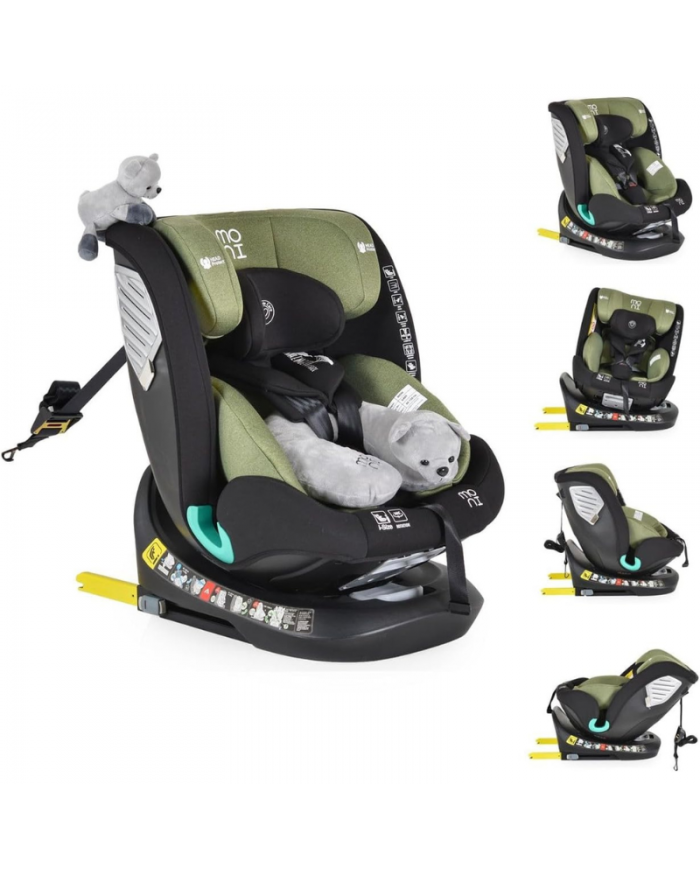 Moni Seggiolino Auto i-Size Serengeti Green