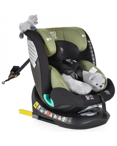 Moni Seggiolino Auto i-Size Serengeti Green