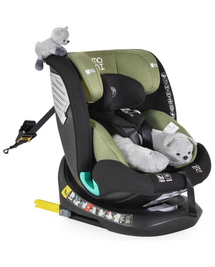 Moni Seggiolino Auto i-Size Serengeti Green