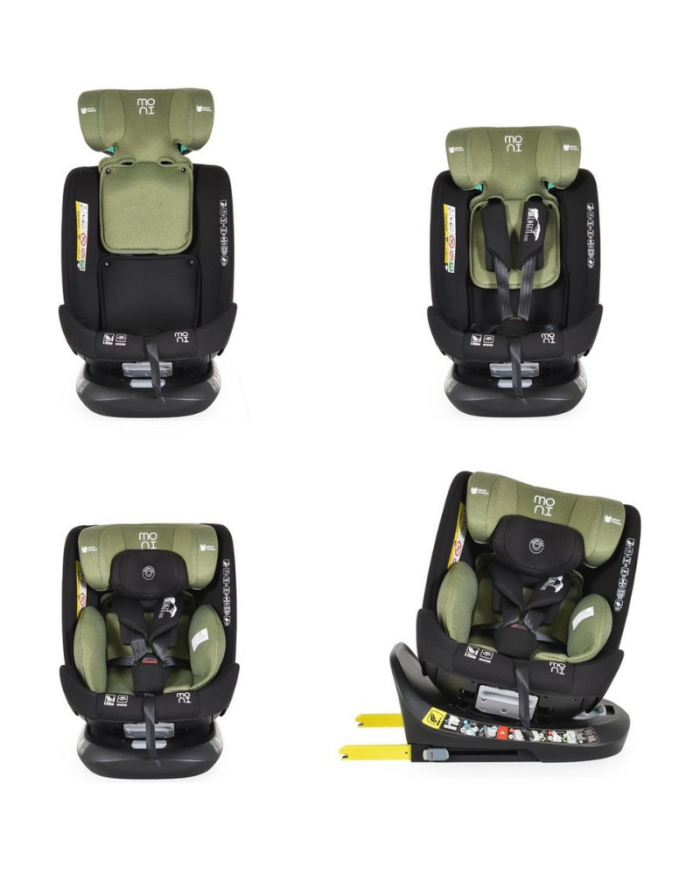 Moni Seggiolino Auto i-Size Serengeti Green