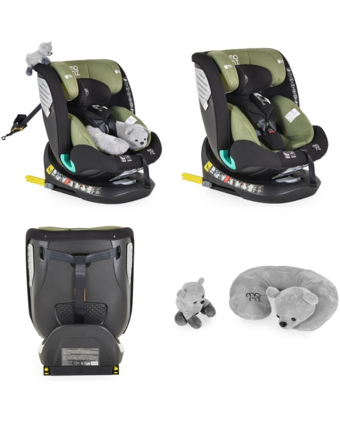 Moni Seggiolino Auto i-Size Serengeti Green