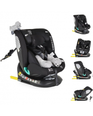 Moni Seggiolino Auto i-Size Serengeti Black