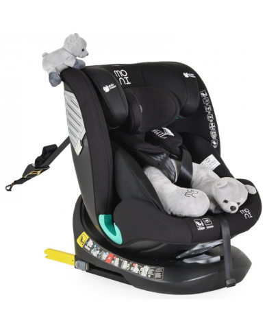 Moni Seggiolino Auto i-Size Serengeti Black