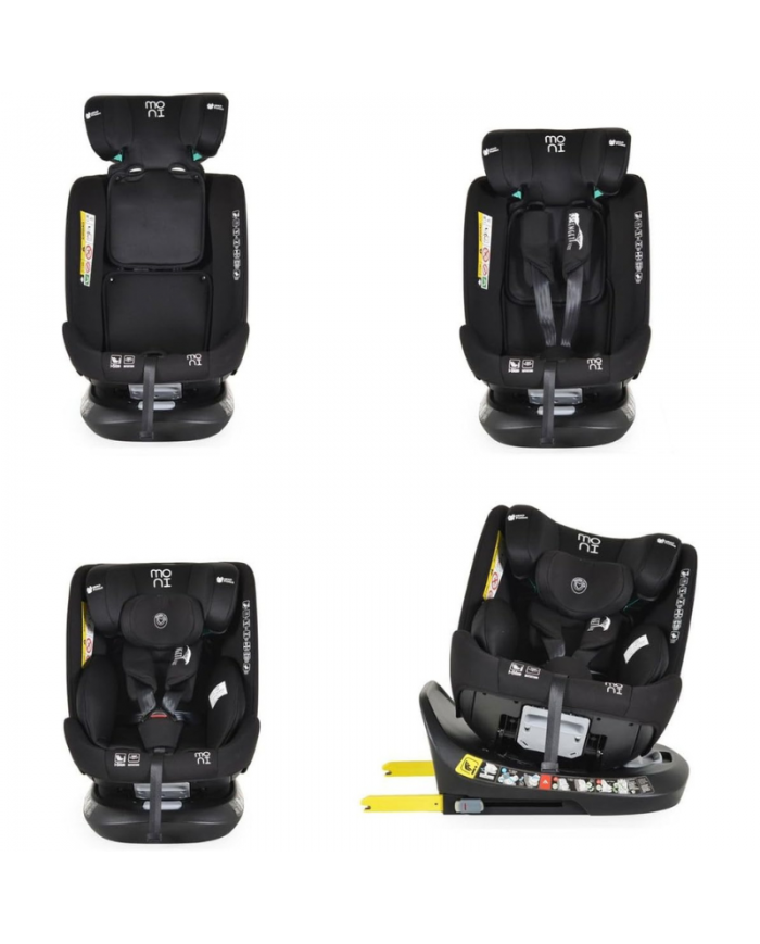 Moni Seggiolino Auto i-Size Serengeti Black