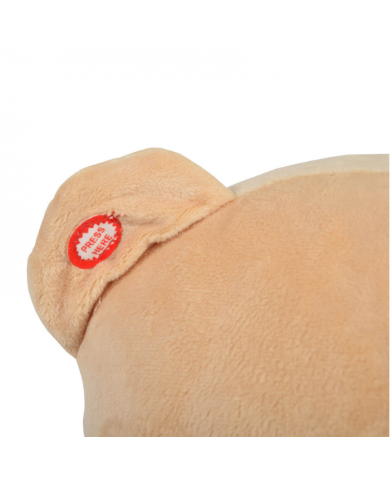 Moni Dondolo Plush Rocking Animal Bear Khaki