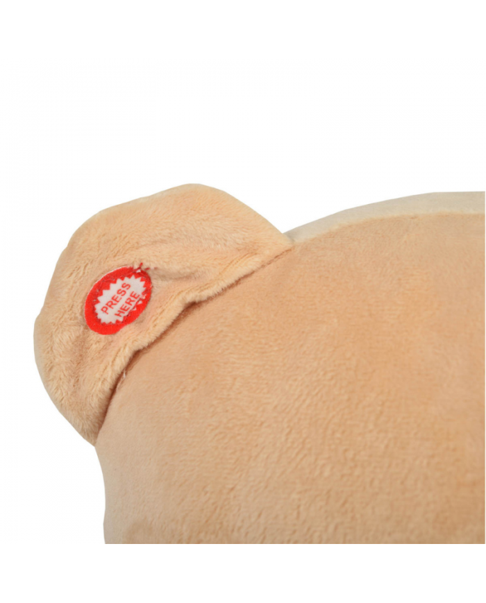 Moni Dondolo Plush Rocking Animal Bear Pink