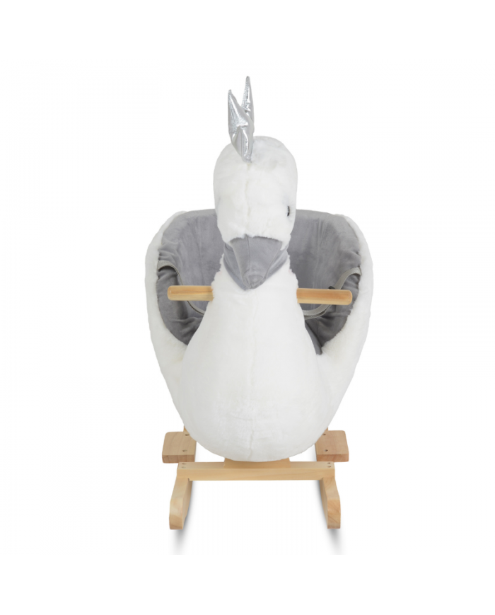 Moni Dondolo Plush Rocking Animal Swan