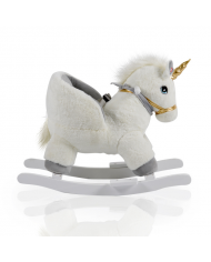 Moni Dondolo Plush Rocking Animal Moon