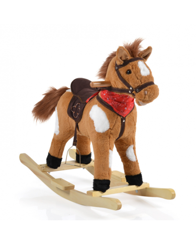 Moni Dondolo Plush Rocking Animal Horse Thunder