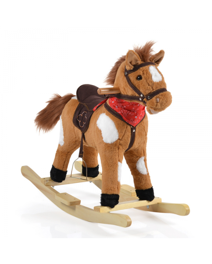 Moni Dondolo Plush Rocking Animal Horse Thunder