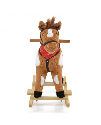 Moni Dondolo Plush Rocking Animal Horse Thunder