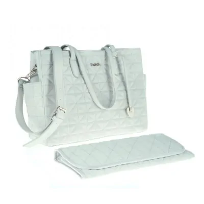 Nanan Borsa Mamma Con Manici Azzurra - Linea Pastello