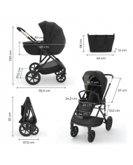 Kinderkraft Trio Prime 3 Venezian Black