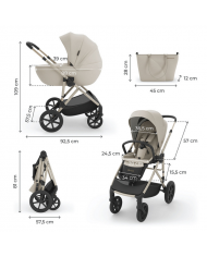 Kinderkraft Trio Prime 3 Sand Dune