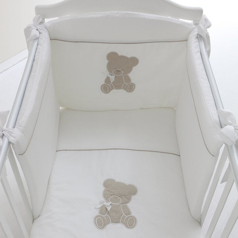 Nanan Set Piumone 4pz Bianco - Linea Coccolo