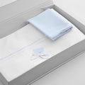 Nanan Set Lenzuola per Carrozzina Azzurro - Linea Coccolo