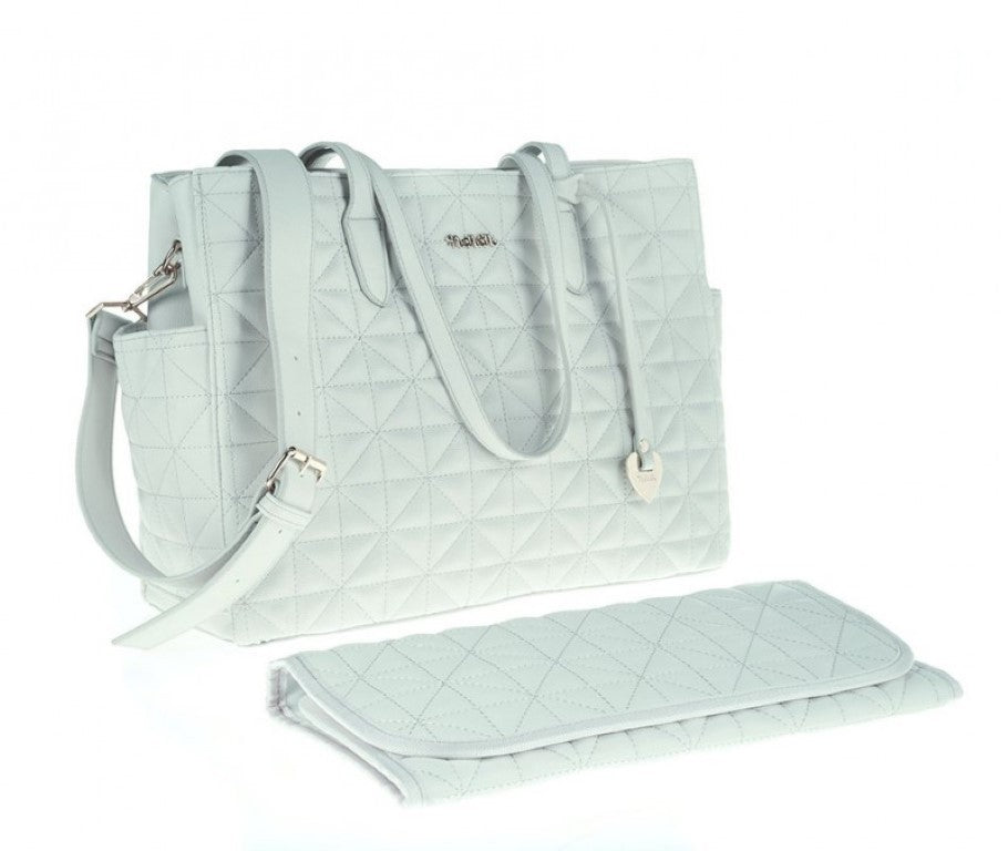 Nanan Borsa Mamma Con Manici Azzurra - Linea Pastello