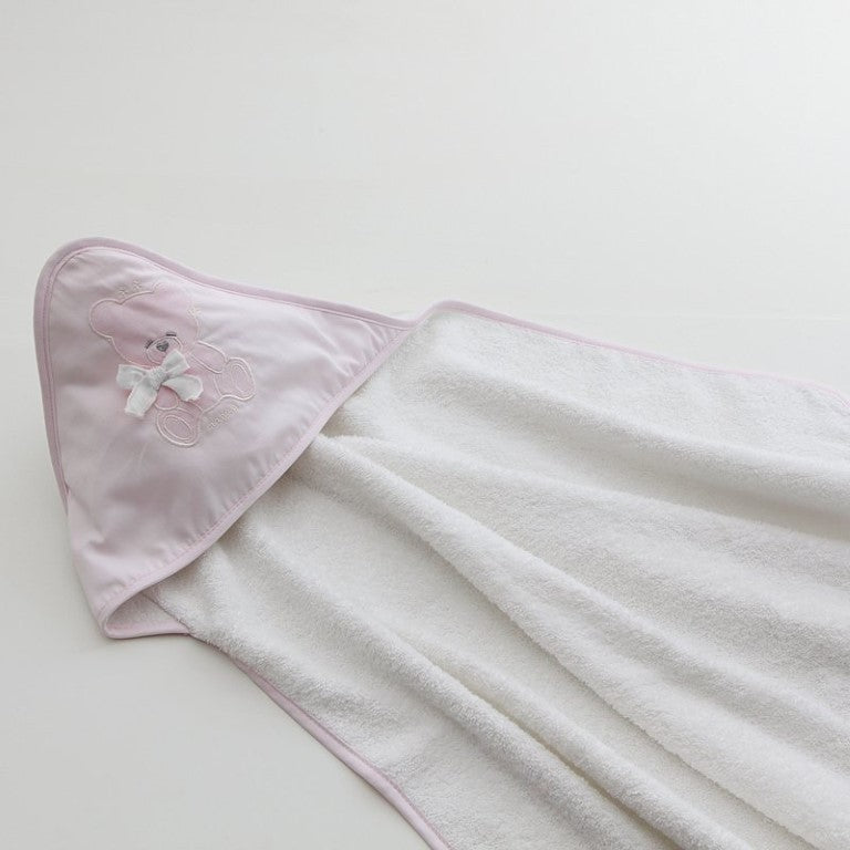 Nanan Accappatoio Nascita Rosa - Linea Coccolo