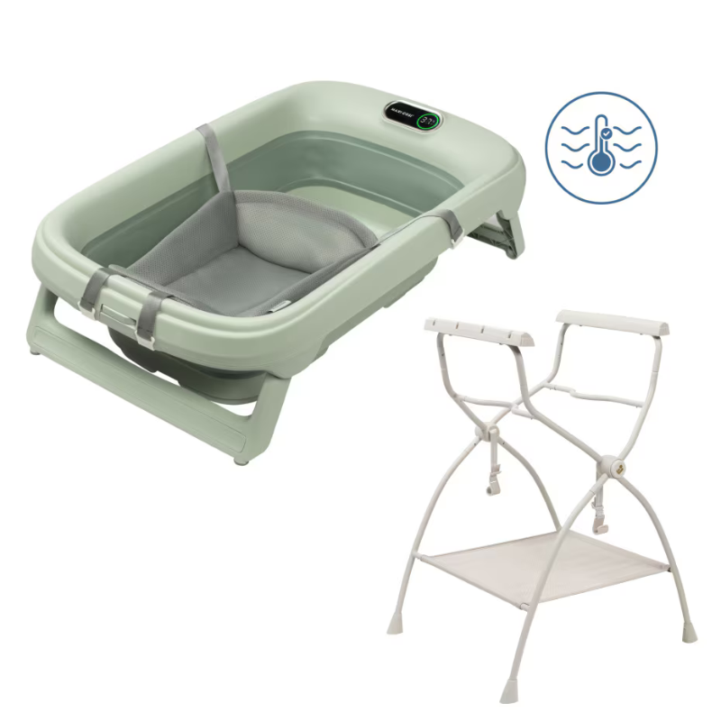 Maxi-Cosi Bundle Indigo Plus + Stand Sage Green
