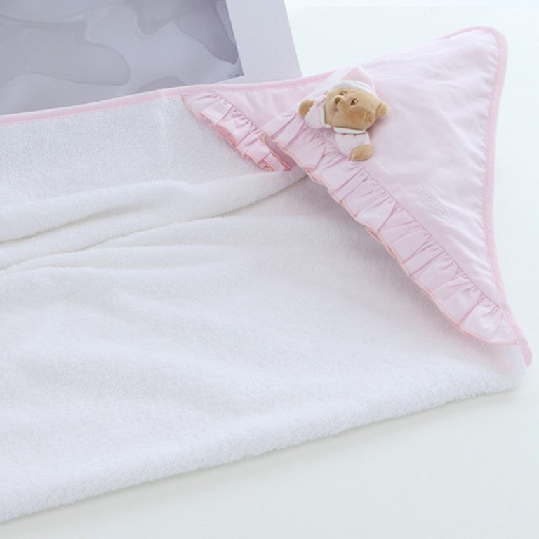 Nanan Accappatoio Nascita Rosa - Linea Puccio