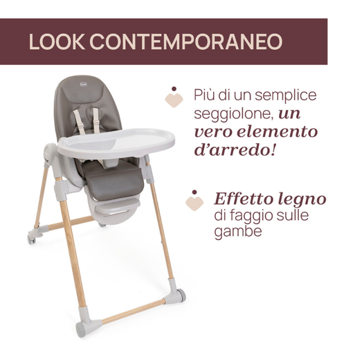 Chicco Seggiolone Polly Armonia Scandinavian