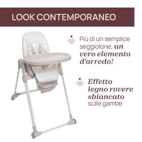 Chicco Seggiolone Polly Armonia Motherpearl
