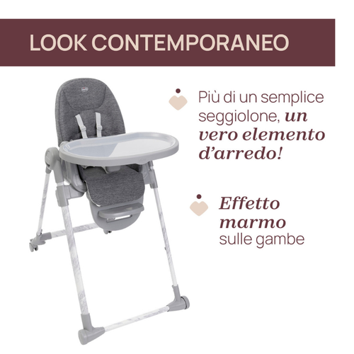 Chicco Seggiolone Polly Armonia Carrara