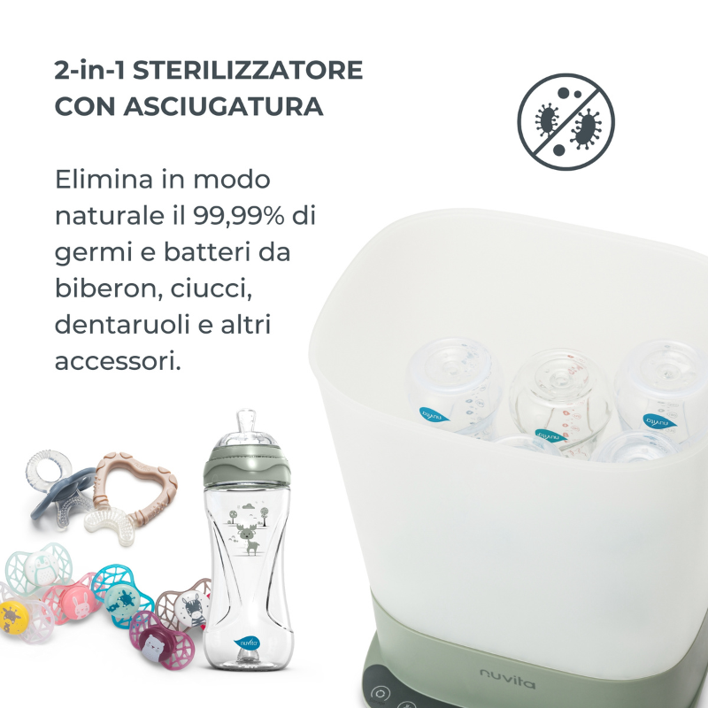 Nuvita Sterilizzatore con Asciugatura 2 in 1 SteriDry - 1088