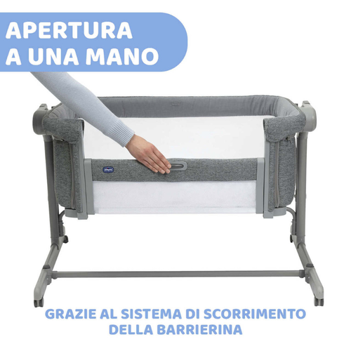 Chicco Culla Co-sleeping Next2Me Magic Evo Dark Grey