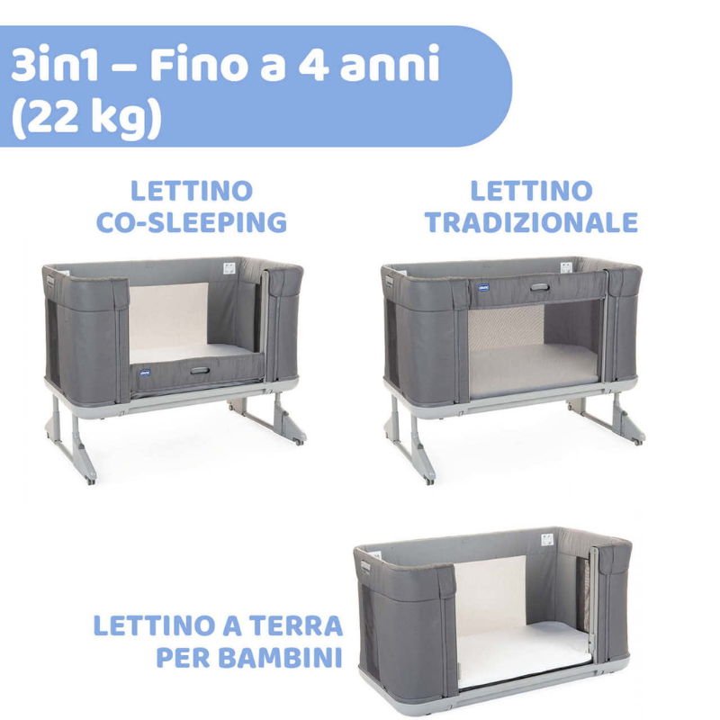Chicco Next2me Forever Moon Grey