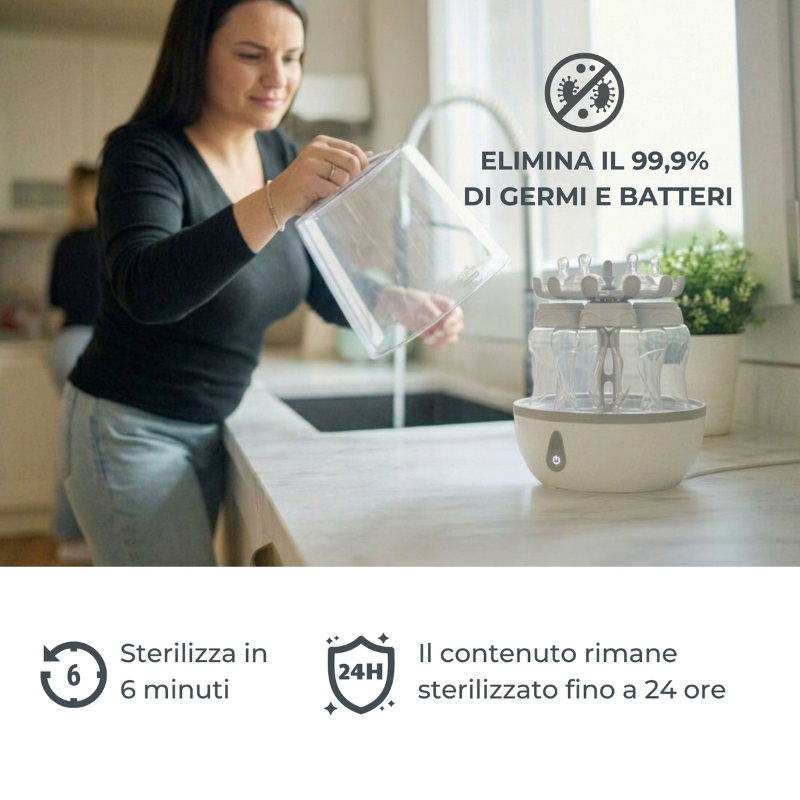 Nuvita Sterilizzatore a Vapore per Biberon - Sterieasy 1083